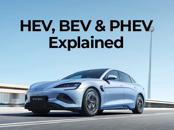 Electric vehicle types: HEV, BEV and PHEV explained