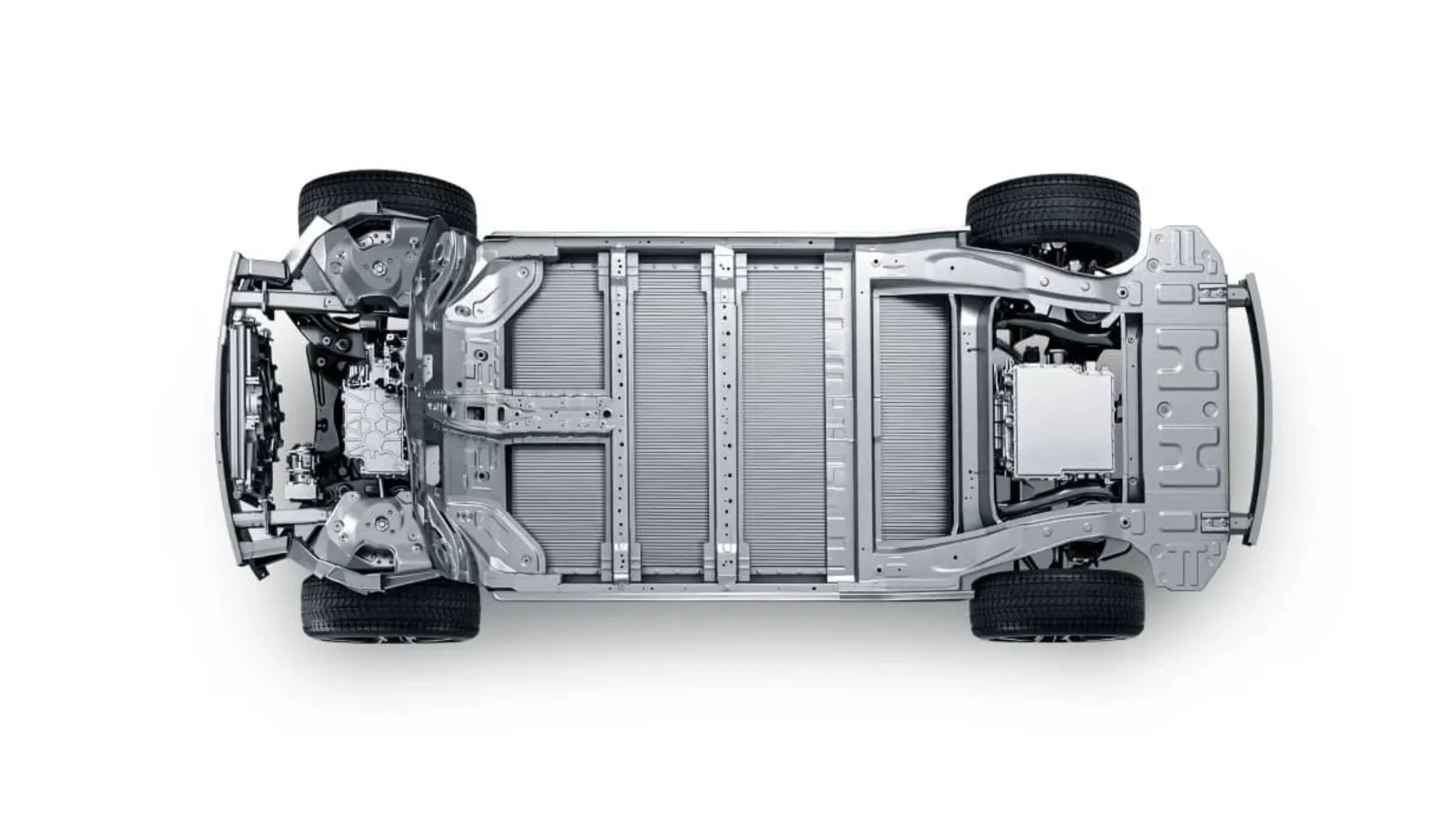 Structural design and architecture layout of the industry-leading BYD e-Platform 3.0 pure-electric vehicle chassis