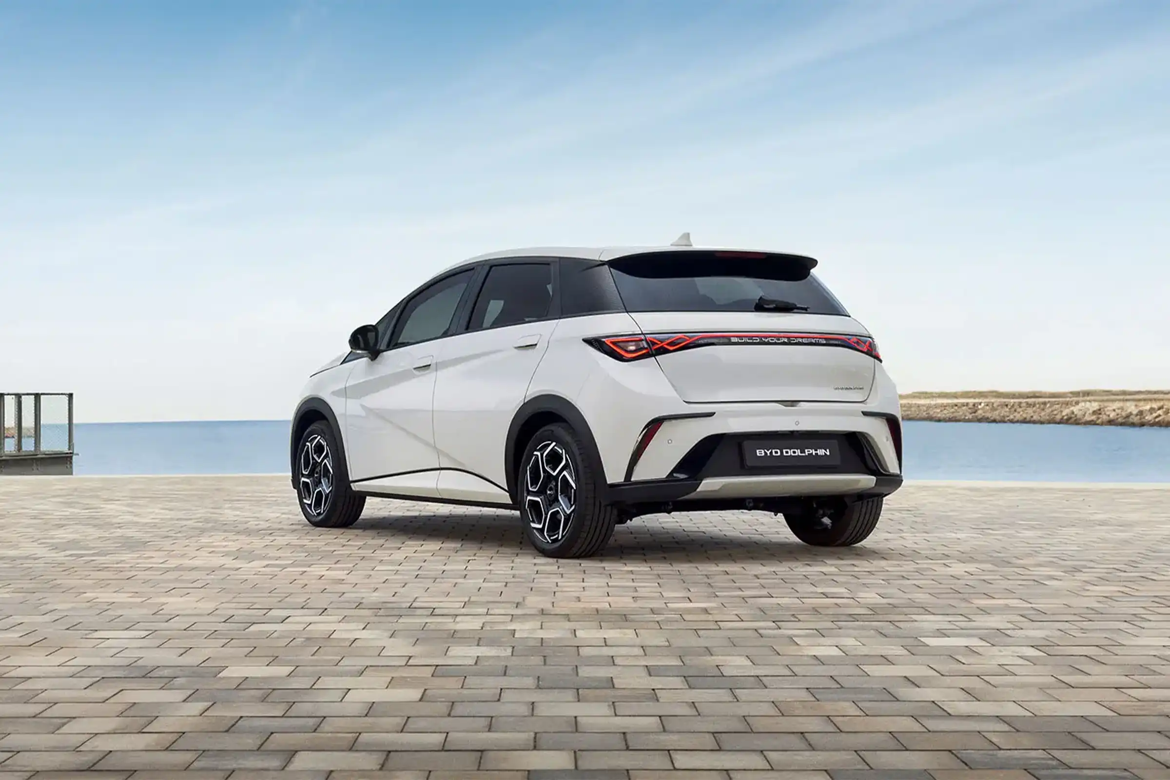 BYD DOLPHIN electric hatchback exterior showcasing the Ocean aesthetics design concept